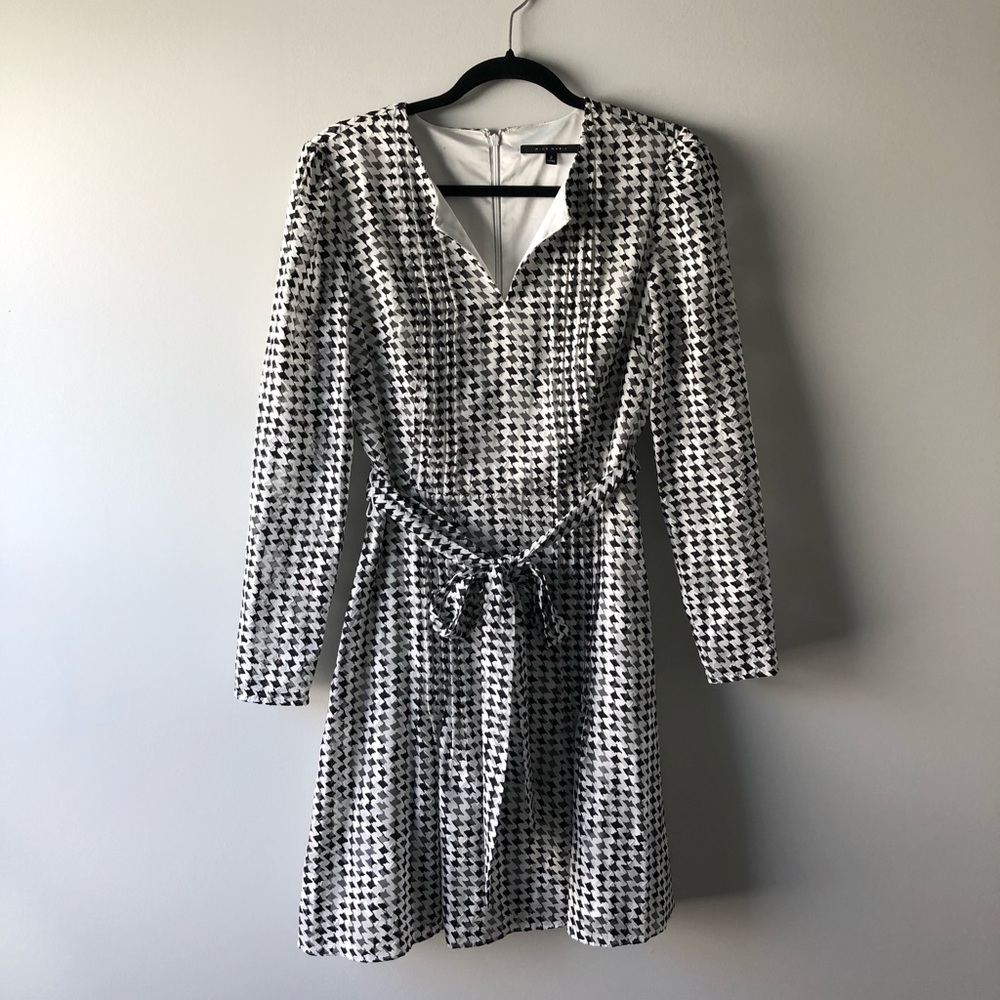 Alex Marie black and white printed dress